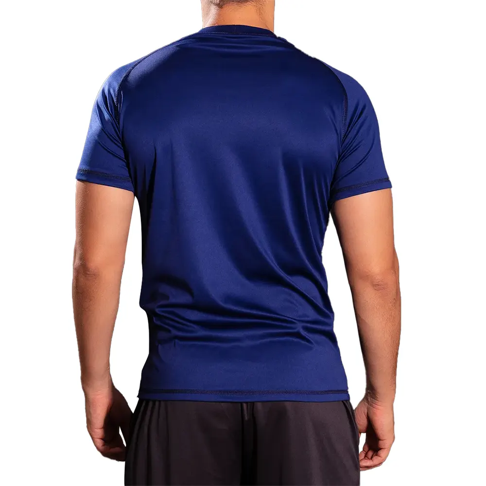 CAMISETA MANGA CORTA HOMBRE - AZUL TURQUI