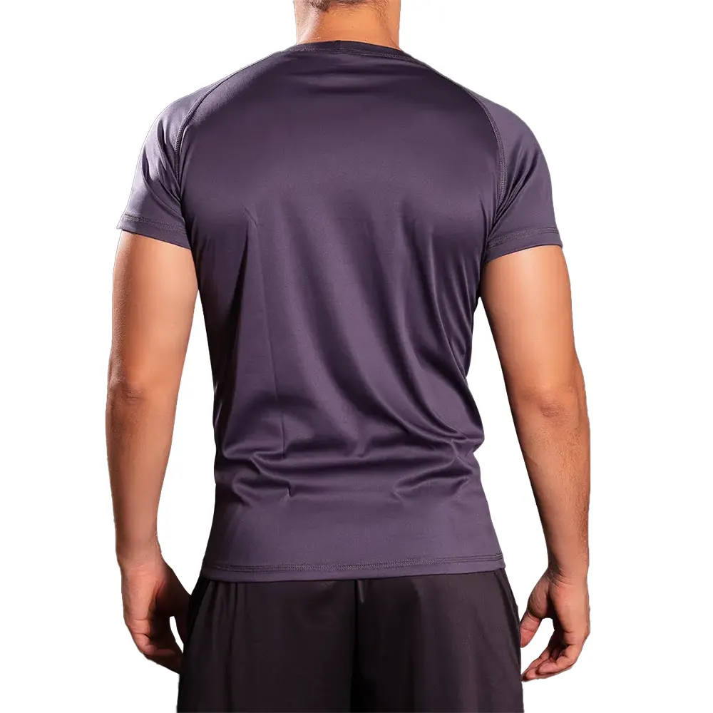 CAMISETA MANGA CORTA HOMBRE - GRIS OSCURO