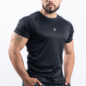 CAMISETA MANGA CORTA HOMBRE - NEGRO
