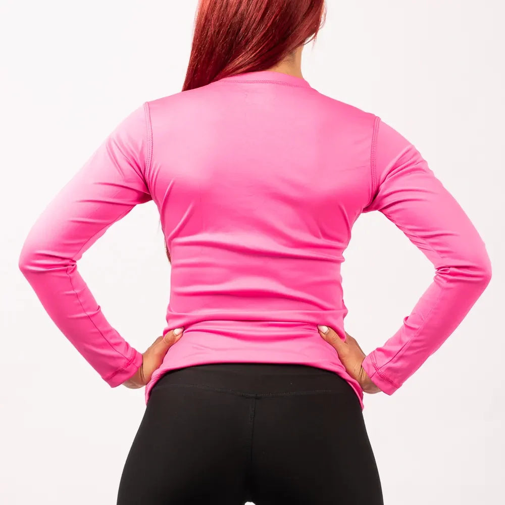 BUZO COMPRESION MUJER - MAGENTA LUMINOSO