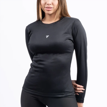BUZO COMPRESION MUJER - NEGRO
