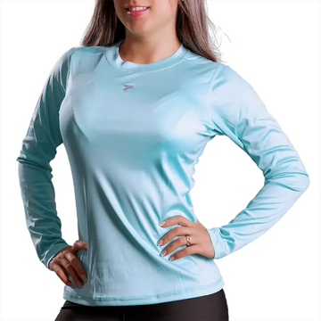 BUZO COMPRESION MUJER - VERDE MENTA