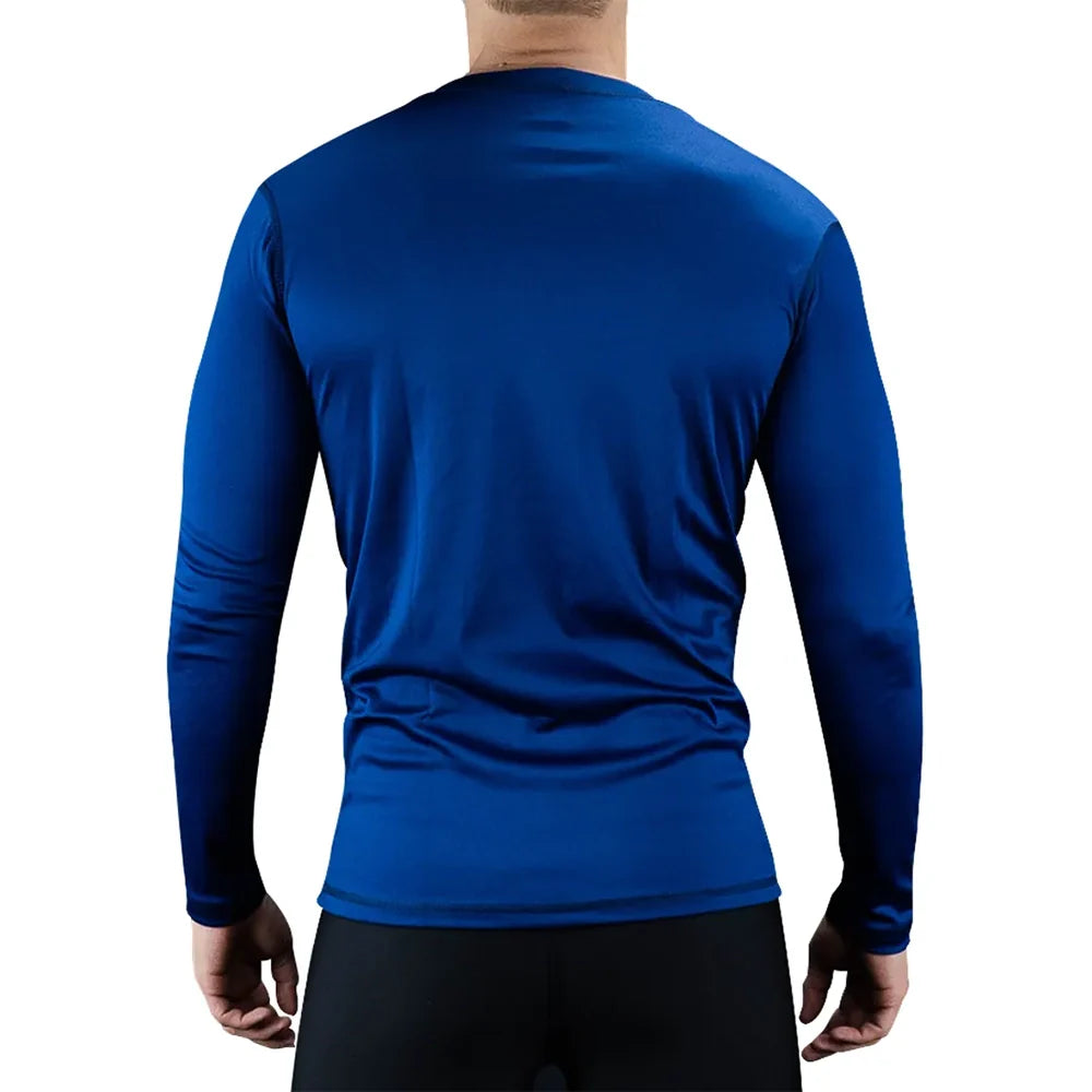 BUZO COMPRESION HOMBRE - AZUL TURQUI