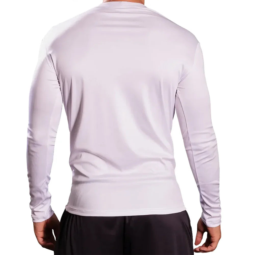 BUZO COMPRESION HOMBRE - BLANCO