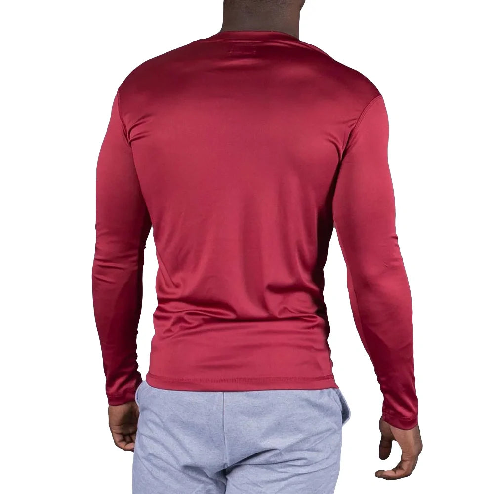 BUZO COMPRESION HOMBRE - VINOTINTO