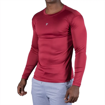BUZO COMPRESION HOMBRE - VINOTINTO