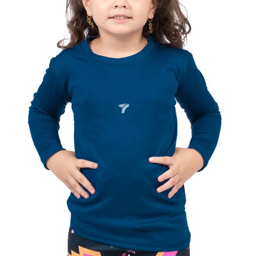 BUZO COMPRESION NIÑO - AZUL PETROLEO