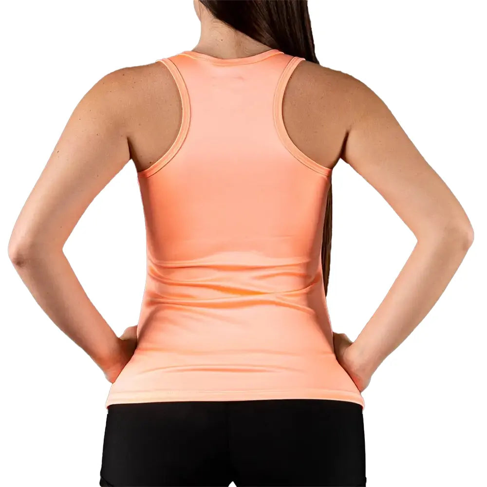 Camiseta Esqueleto Deportiva de Mujer DriFit - Mandarina