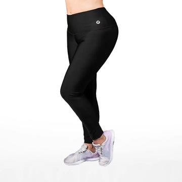 LEGGINS UNICOLOR PLUS SIZE -NEGRO