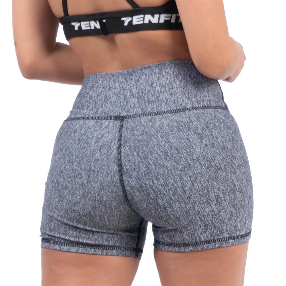 SHORT EXTRACORTO SUPLEX UNICOLOR - GRIS JASPE OSCURO