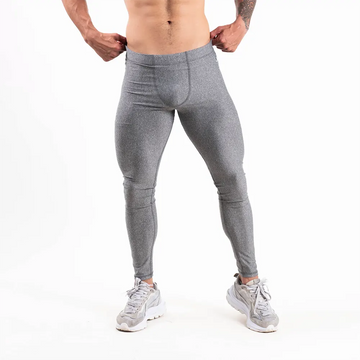 LICRA LARGA UNICOLOR HOMBRE-GRIS JASPE OSCURO