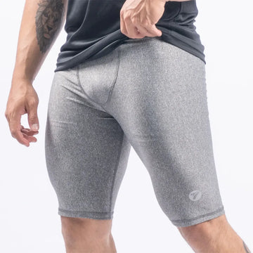 LICRA CORTA SUPLEX HOMBRE - GRIS JASPE