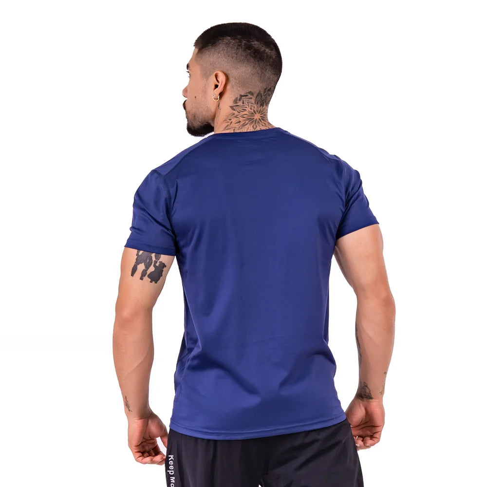 Camiseta Deportiva de Hombre CoolDry - Azul Turquí