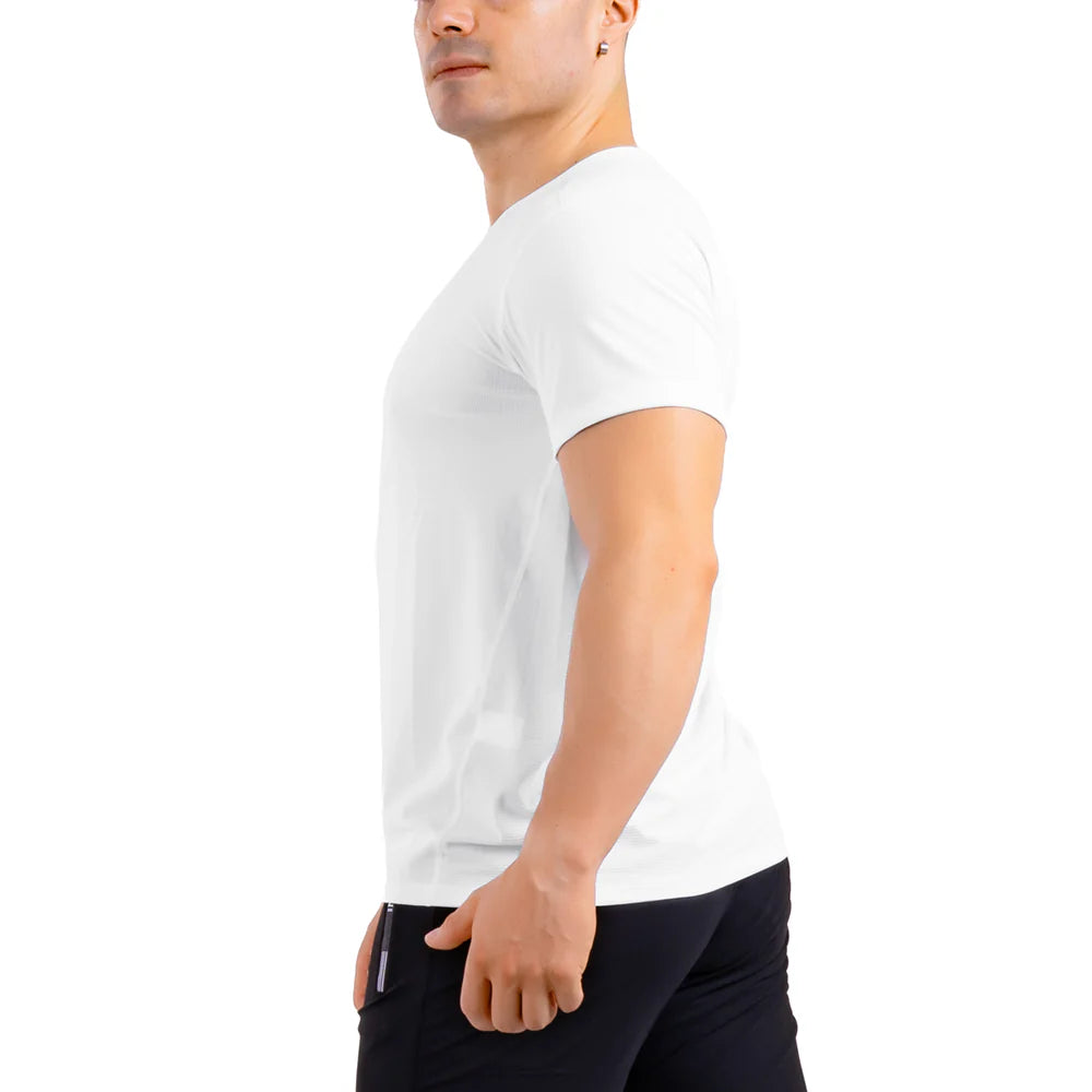 Camiseta Deportiva de Hombre CoolDry - Crudo
