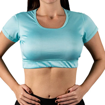 BUZO TOP MANGA CORTA- VERDE MENTA