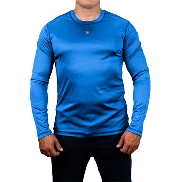 BUZO COMPRESION PLUS SIZE HOMBRE - AZUL REY