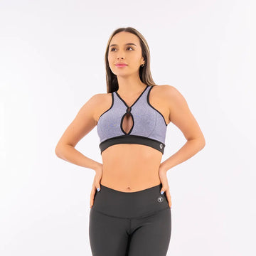TOP KAREN UNICOLOR - LILA JASPE CLARO