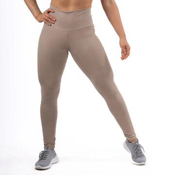 LEGGINS PUSH UP UNICOLOR - CAQUI