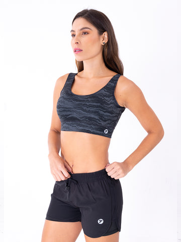 TOP BASICO PRINT - NEGRO JASPE