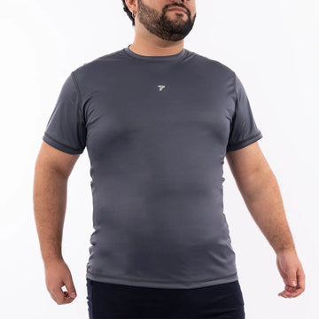 CAMISETA FIST PLUS ZISE UNICOLOR-GRIS OSCURO