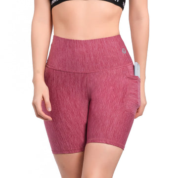 MEDIA PIERNA BOLSILLO CLASIC - ROSA CREPE JASPE OSC