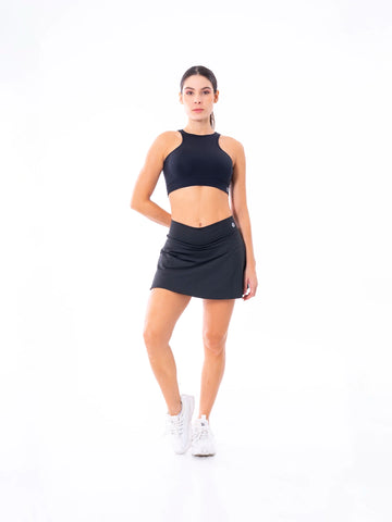FALDA SHORT BLOCK - NEGRO