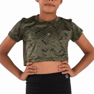 BLUSA SHOT TINY – VERDE MILITAR - C01T02