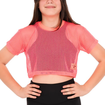 BLUSA TRAP TINY-ROSA NEON