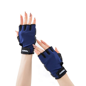 GUANTES FORCE UNICOLOR DAMA - AZUL TURQUI