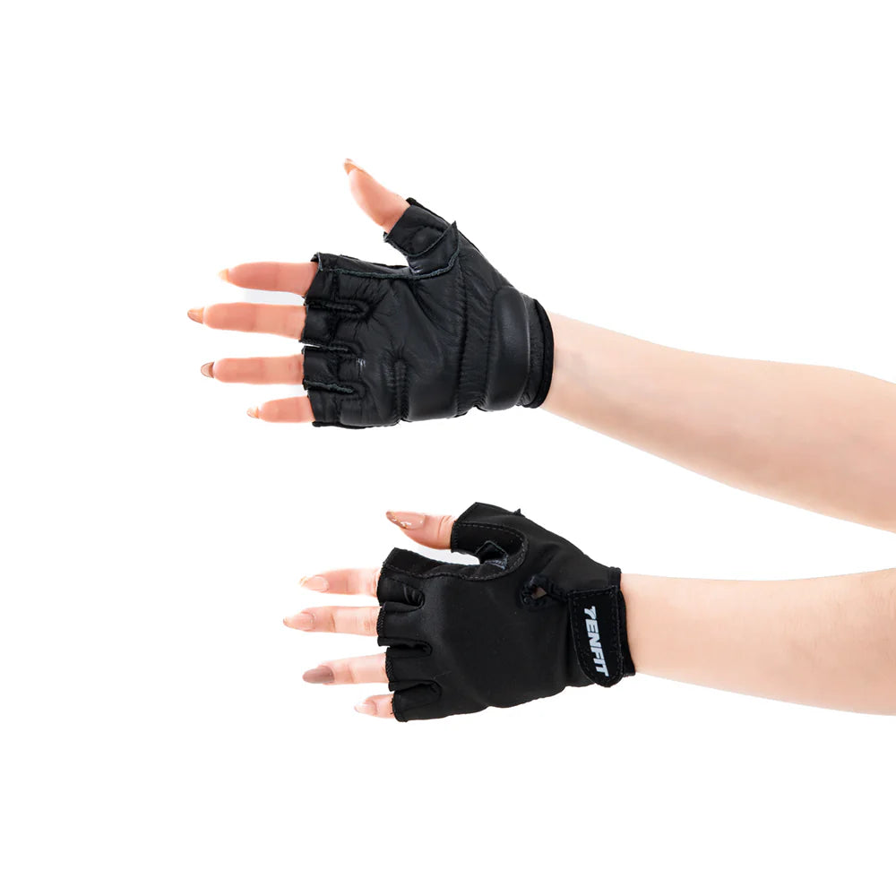 GUANTES FORCE UNICOLOR DAMA - NEGRO