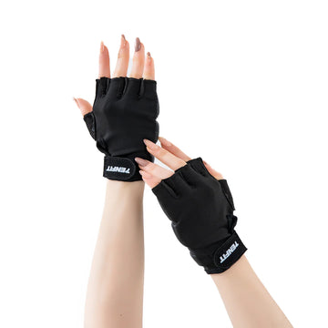 GUANTES FORCE UNICOLOR DAMA - NEGRO