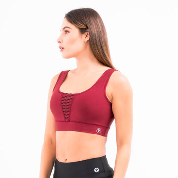 TOP HYPERFLEX - DISEÑO M2 - VINOTINTO NEGRO