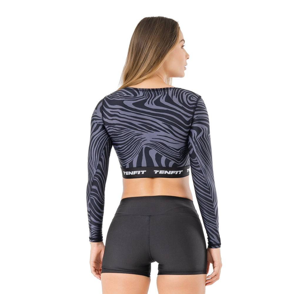 BUZO TOP LUXOR - GREY ZEBRA