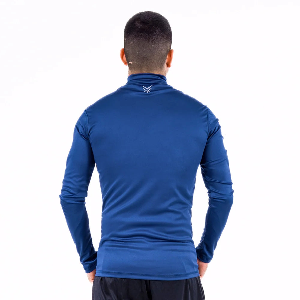 Buzo Manga Larga para running de Hombre Rolling - Azul Turquí