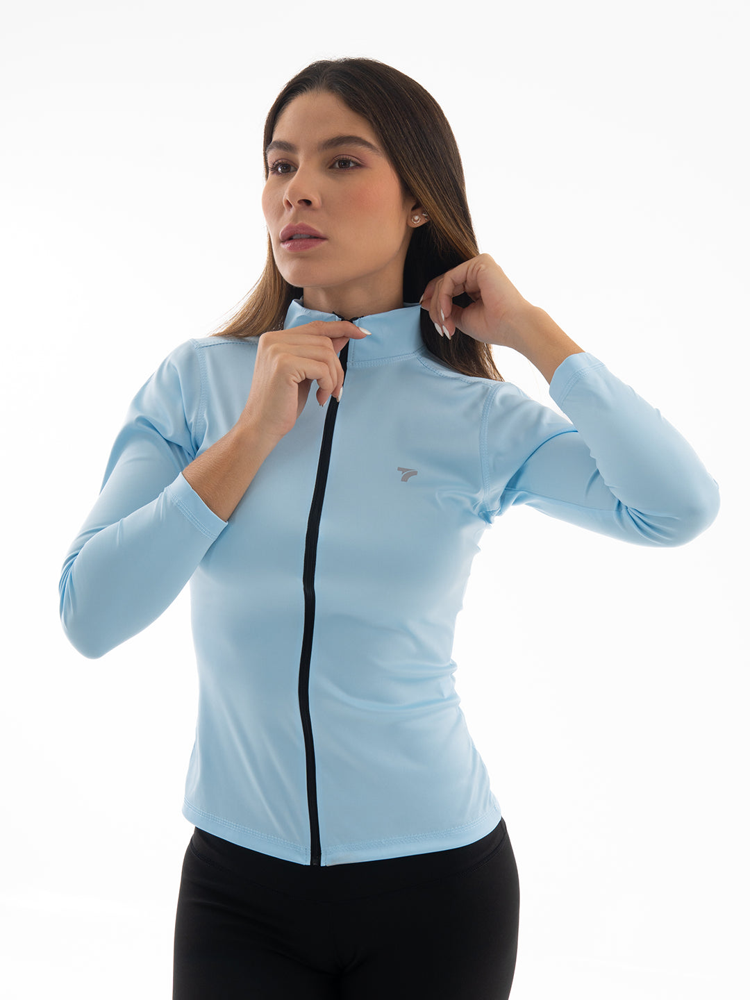 BUZO ROLLING PRO DAMA - AZUL CELESTE