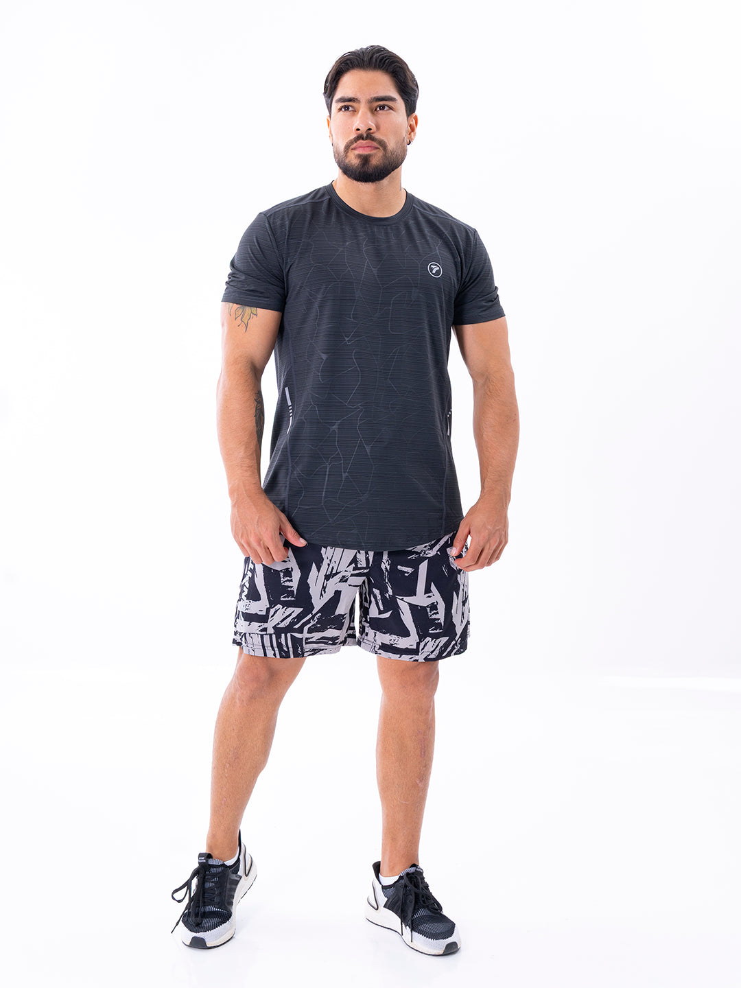 CAMISETA QUICK DRY M4 - GRIS OSCURO