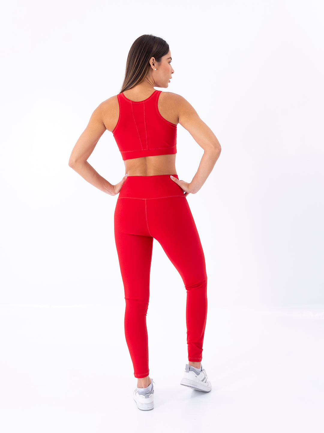 TOP STYLISH UNICOLOR - ROJO