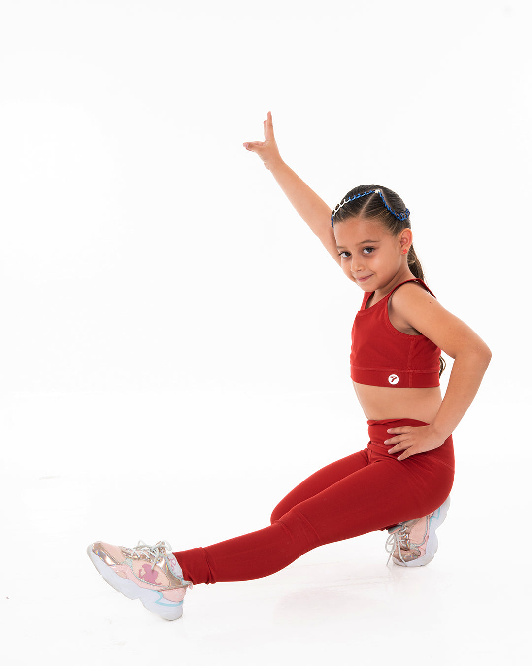 CONJUNTO TINY UNICOLOR - ROJO