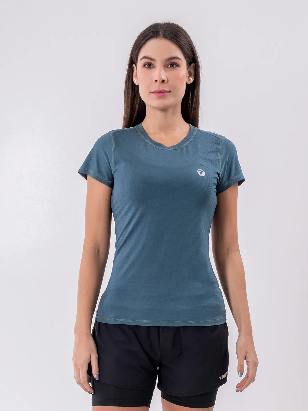 CAMISETA QUICK DRY DAMA - VERDE ESMERALDA