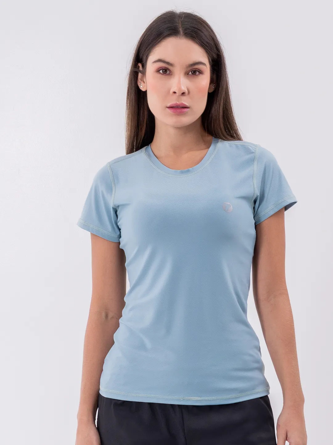 CAMISETA QUICK DRY DAMA - VERDE MENTA OSCURO
