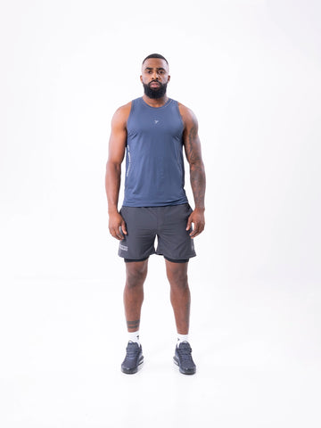 CAMISILLA RUNNING HOMBRE - AZUL INDIGO