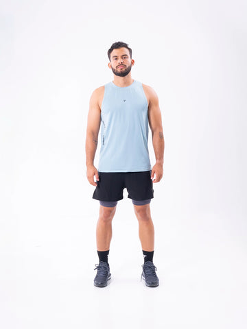 CAMISILLA RUNNING HOMBRE - VERDE MENTA OSCURO