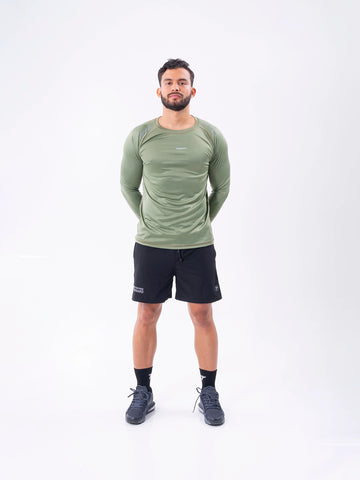 BUZO REGULAR FIT- VERDE MILITAR