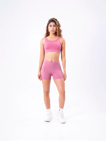 Short Deportivo Extracorto Comfort - Rosa Crepe