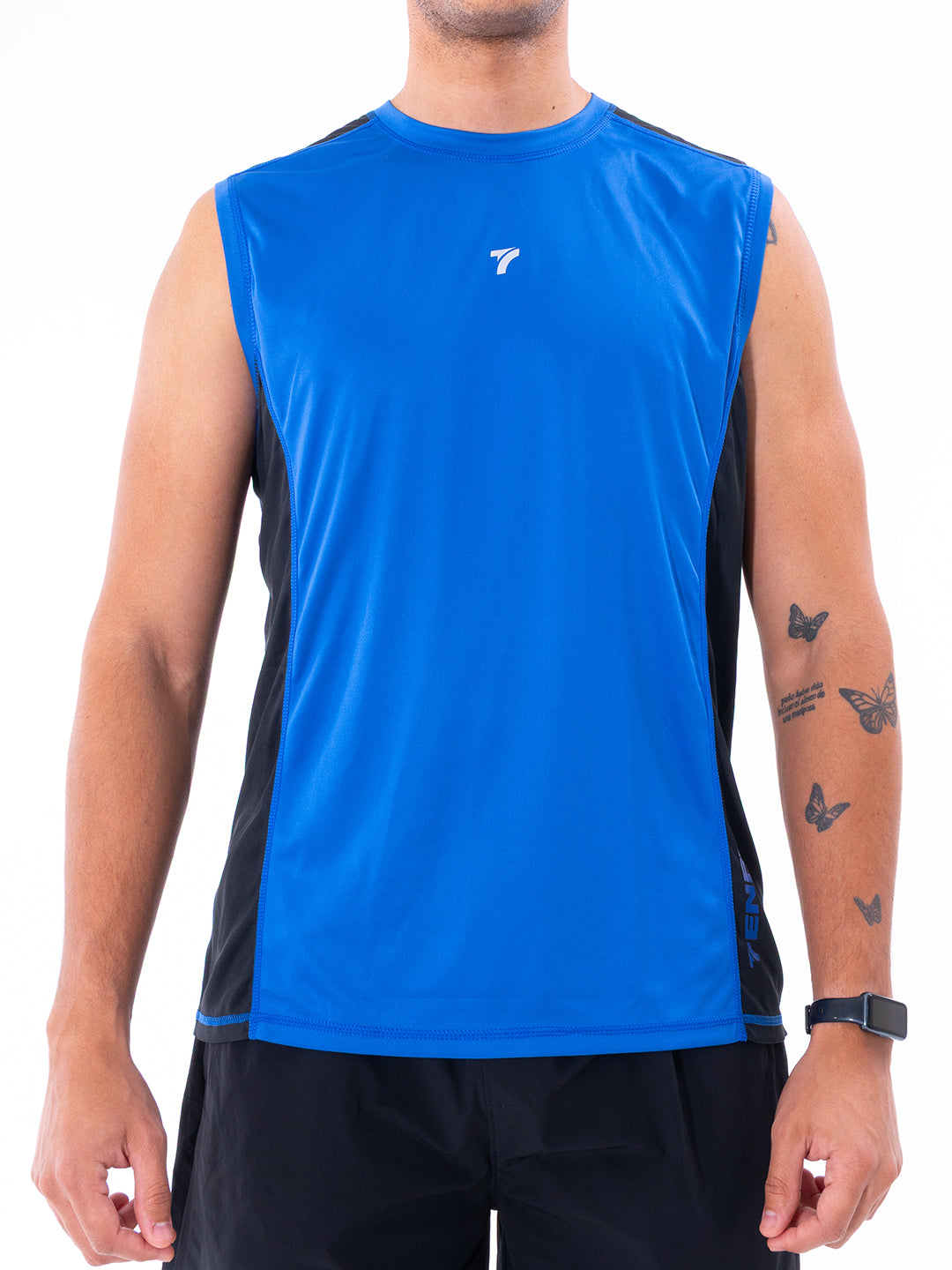CAMISILLA DUO DRIFIT - AZUL REY - NEGRO