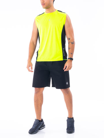 CAMISILLA DUO DRIFIT - AMARILLO NEON - NEGRO