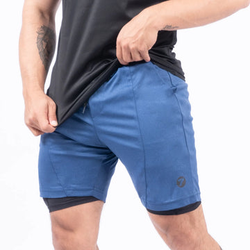 PANTALONETA CRACK - AZUL TURQUI JASPE