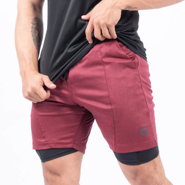 PANTALONETA CRACK - VINOTINTO JASPE