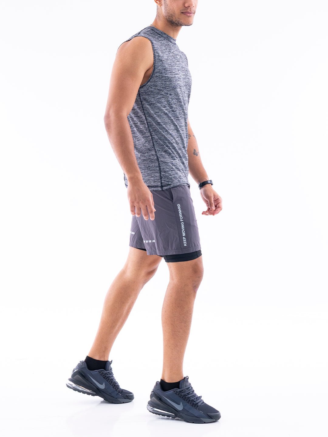 PANTALONETA NITROFIT M1 - GRIS OSCURO