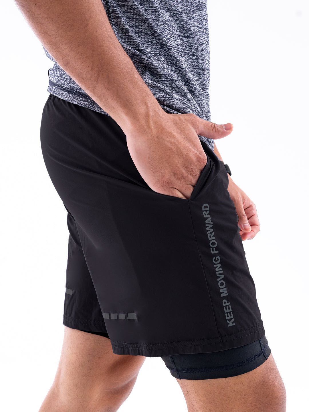 PANTALONETA NITROFIT M1 - NEGRO